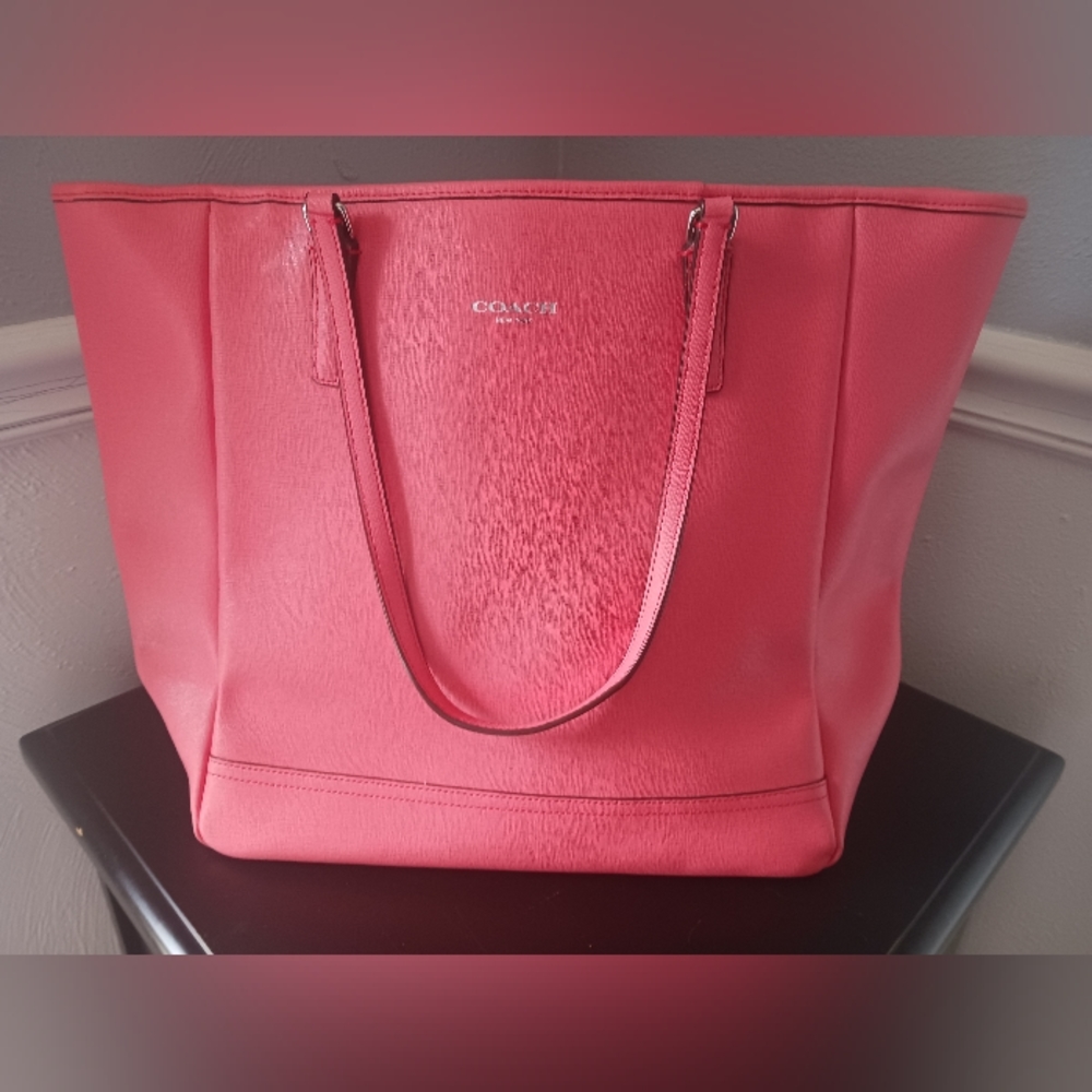 Pink coach bag